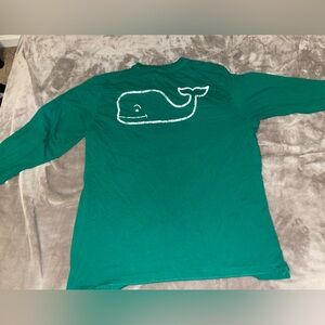 Vineyard Vines Green Long Sleeved Shirt / Size Large
